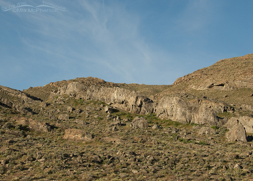 Rocky hillside in the West Desert of Utah