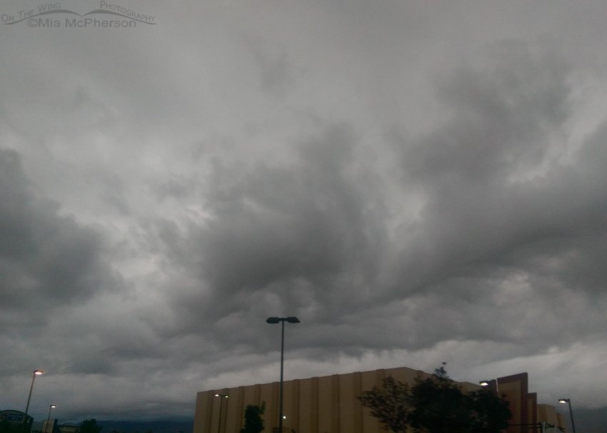 Stormy sky over Layton - May 25, 2015