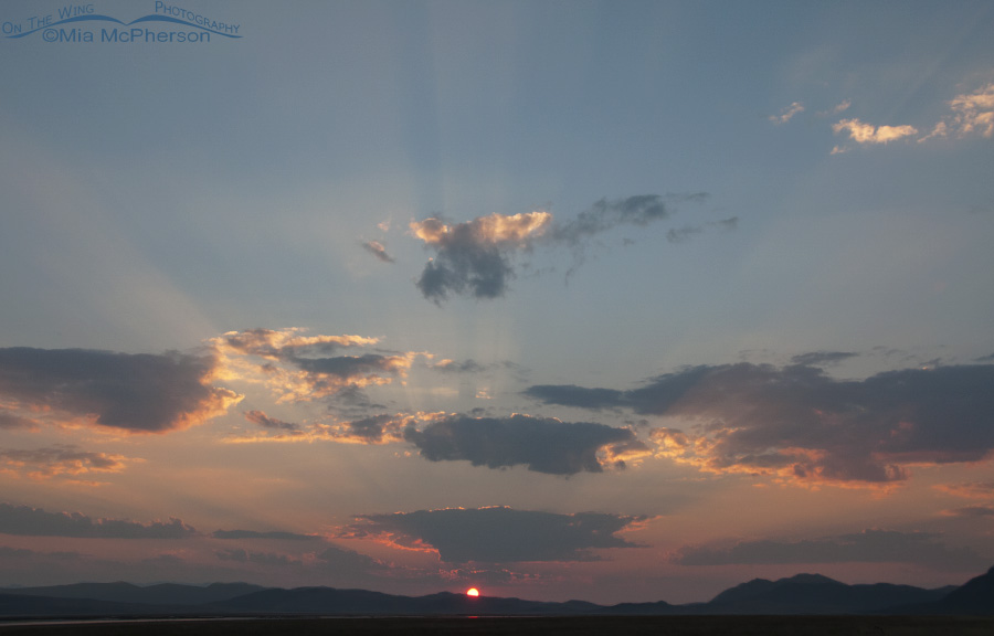 Sunrise and Crepuscular Rays at Red Rock Lakes National Wildlife Refuge