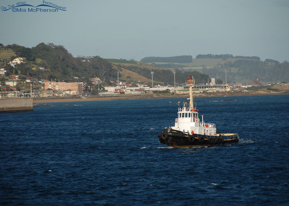 Coming into the port of Burnie - Tasmania, Australia