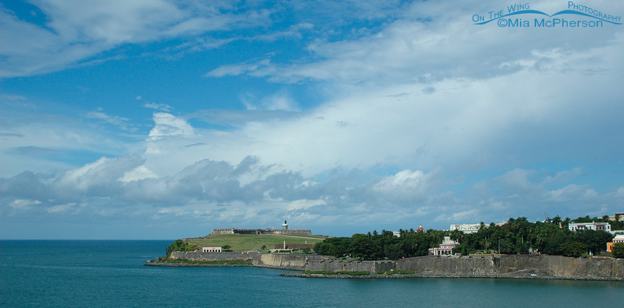 Distant view of Castillo de San Cristobal, San Juan, Puerto Rico, U.S. Territory
