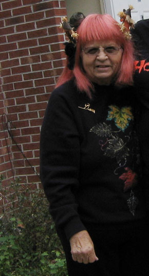 My Mom on Halloween 2013