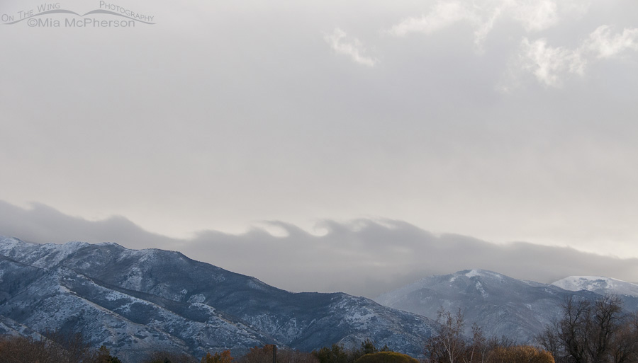 Kelvin Helmholtz clouds over the Wasatch Mountains, Utah