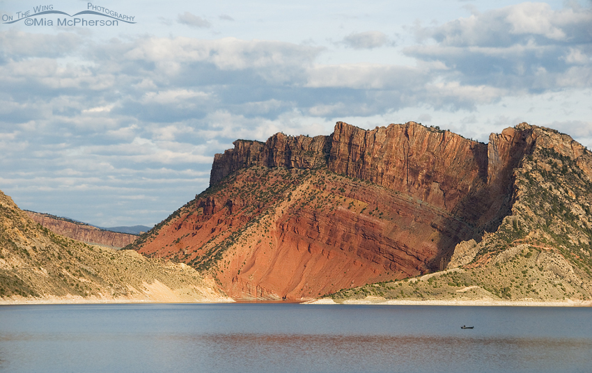 The beauty of Flaming Gorge as seen from the boat launch at Antelope Flat, Daggett County, Utah