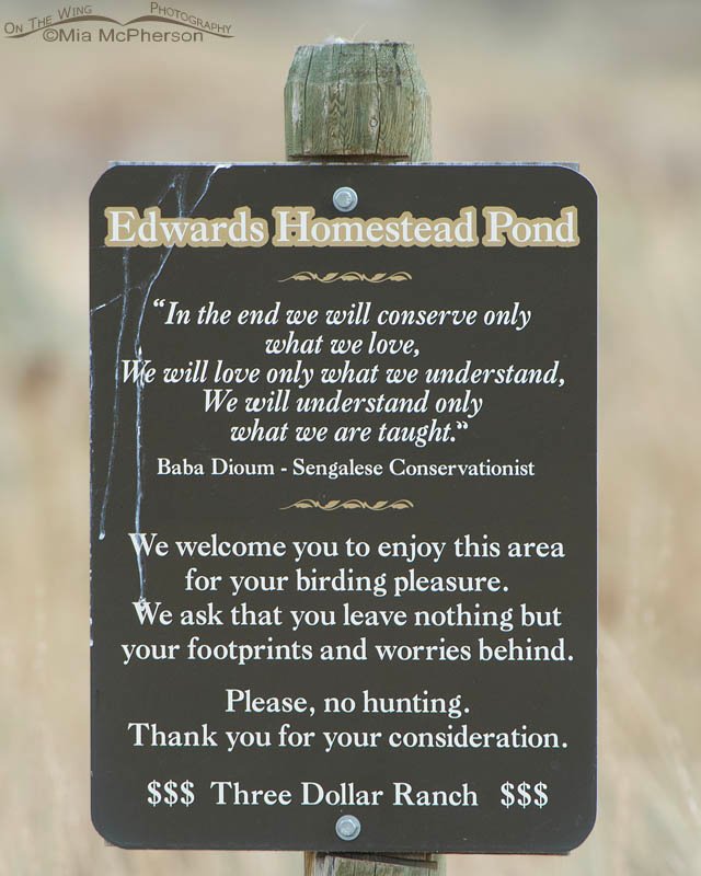 Three Dollar Ranch sign in Madison County, Montana