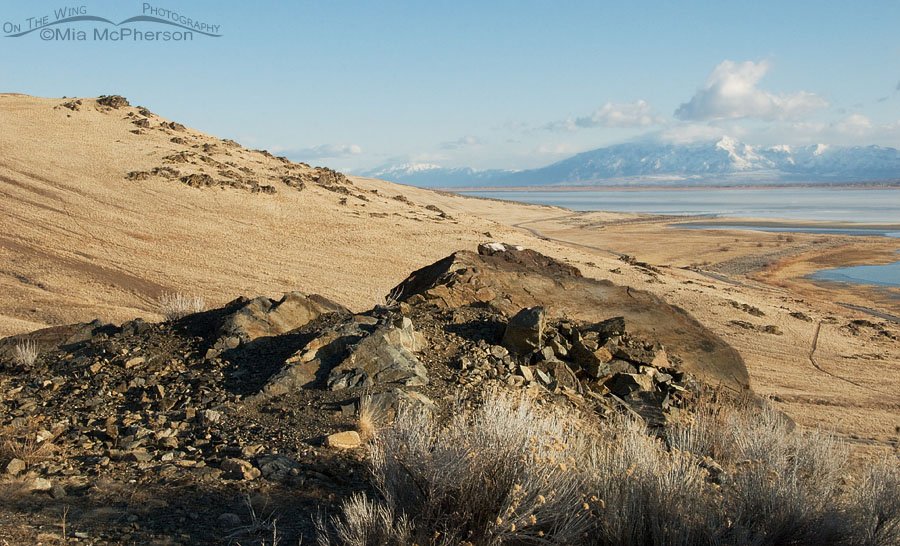 View from Frary Peak Trailhead, Antelope Island State Park, Davis County, Utah