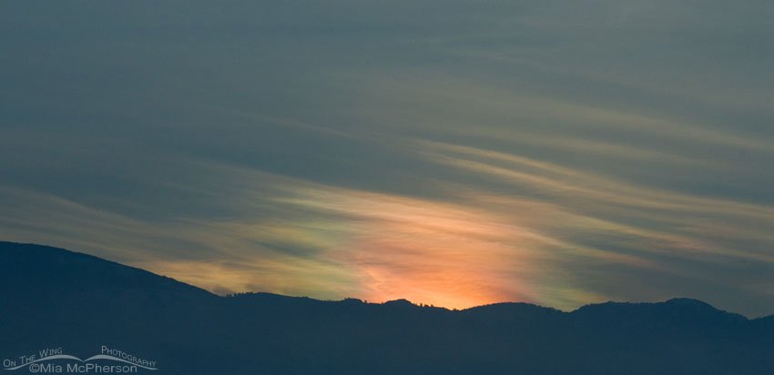 Fire Rainbow - Circumhorizontal arc, Farmington Bay WMA, Davis County, Utah