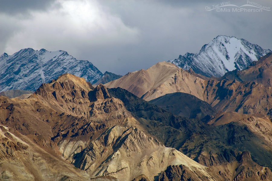 Dramatic light over mountains at Denali National Park, Alaska