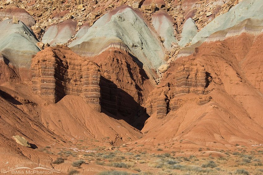 Capitol Reef National Park formations, Wayne County, Utah