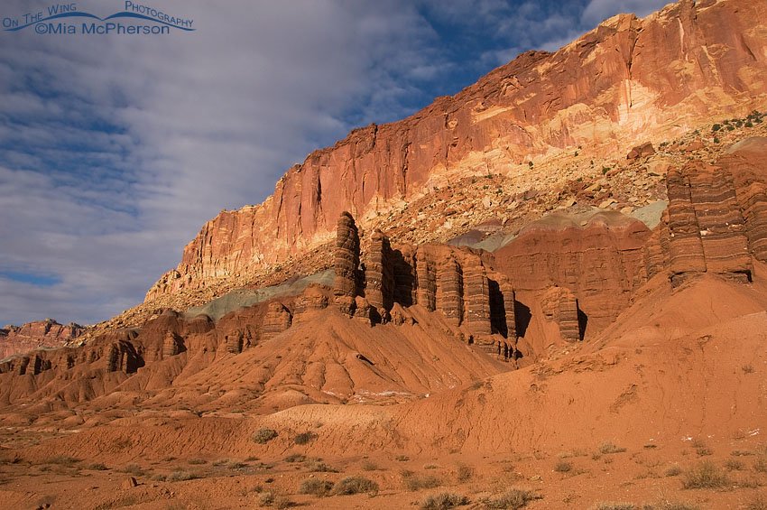Evening at Capitol Reef National Park, Wayne County, Utah
