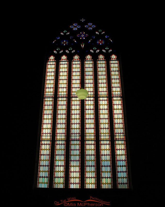 Stained Glass in the First Church of Otago, Dunedin, New Zealand
