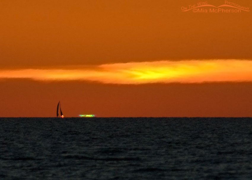 Green Flash from Fort De Soto County Park, Pinellas County, Florida