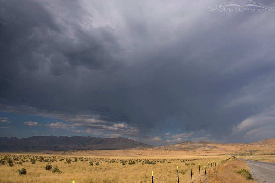 Stormy weather over Box Elder County, Utah