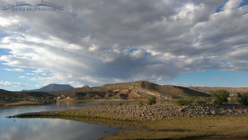 Sunset view of Gunlock State Park, Washington County, Utah