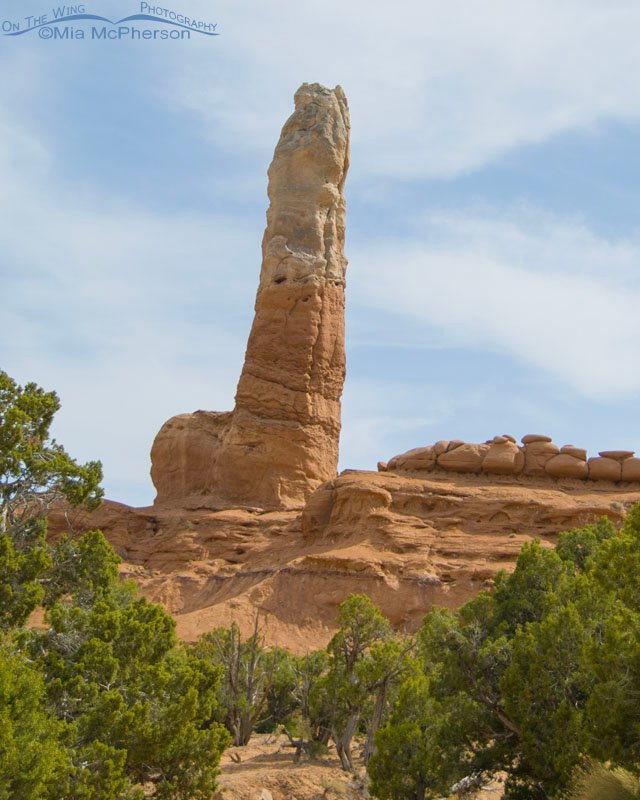 Spire rock formation at Kodachrome Basin State Park, Kane County, Utah