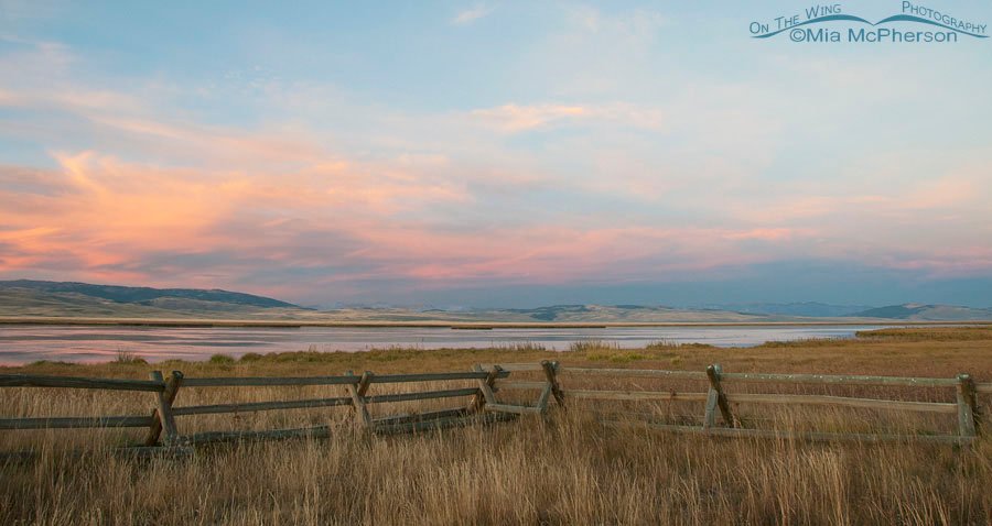 Sunset at Red Rock Lakes NWR, Centennial Valley, Beaverhead County, Montana