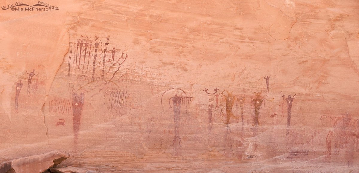Buckhorn Draw Pictograph Panel - An area rich in cultural history, San Rafael Swell, Emery County, Utah